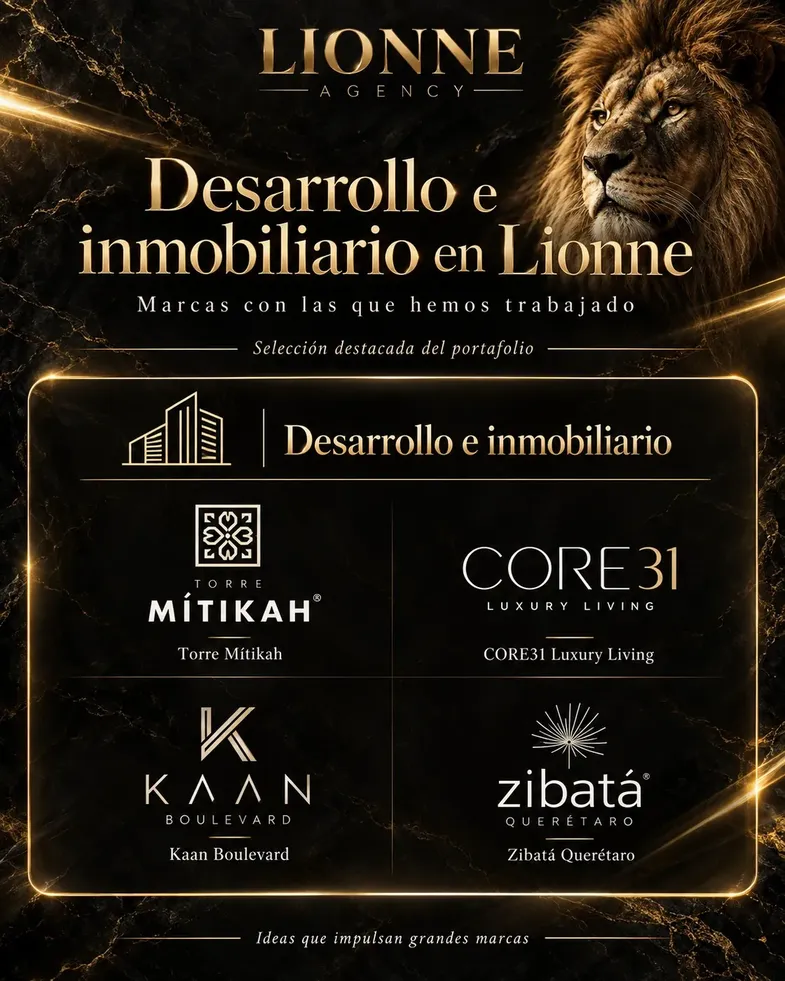 Vista general de un collage con el logo de las marcas relacionado con el desarrollo inmobiliario.